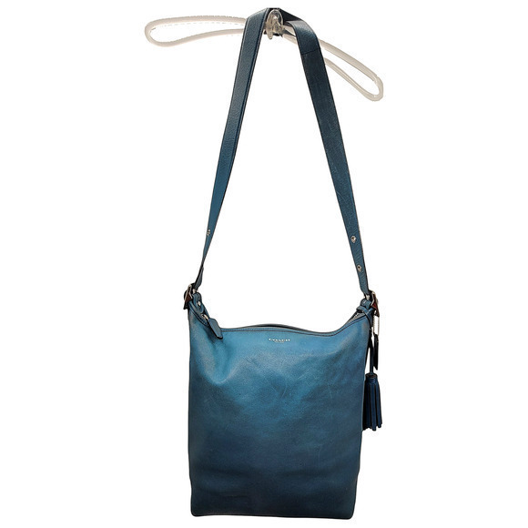 Coach Legacy Tassel Duffel Leather Vintage‎ Shoulder Crossbody Handbag Purse - Picture 1 of 16